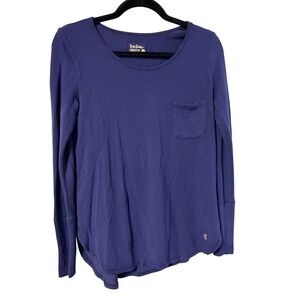 Lilly Pulitzer Luxletic Kerah Lounge Tee Navy Blue XS